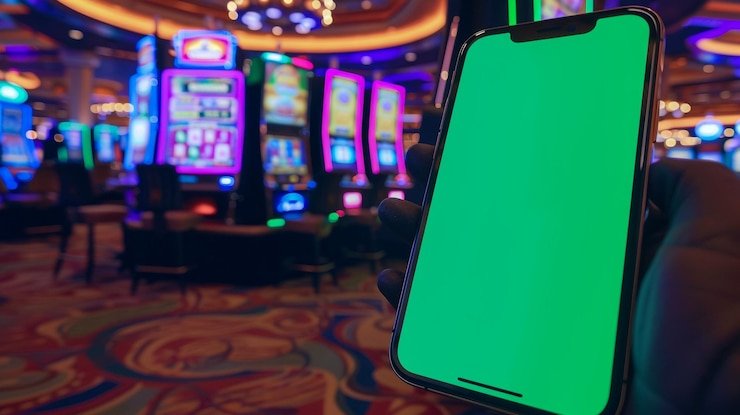 Pemain berinteraksi dengan dealer live casino melalui perangkat mobile dengan pengalaman mulus